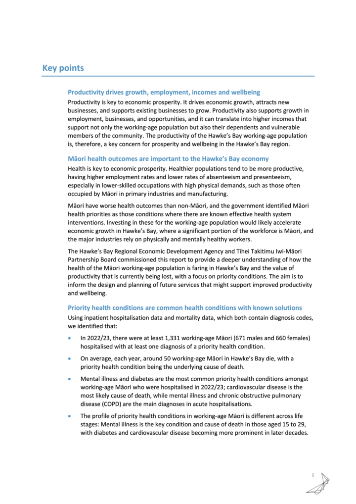 Health & Productivity Opportunities Report - Cover Page 3